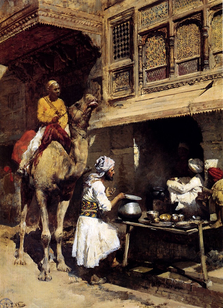 The Metalsmiths Shop by Edwin Lord Weeks