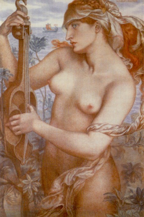 Ligeia Siren by Dante Gabriel Rossetti