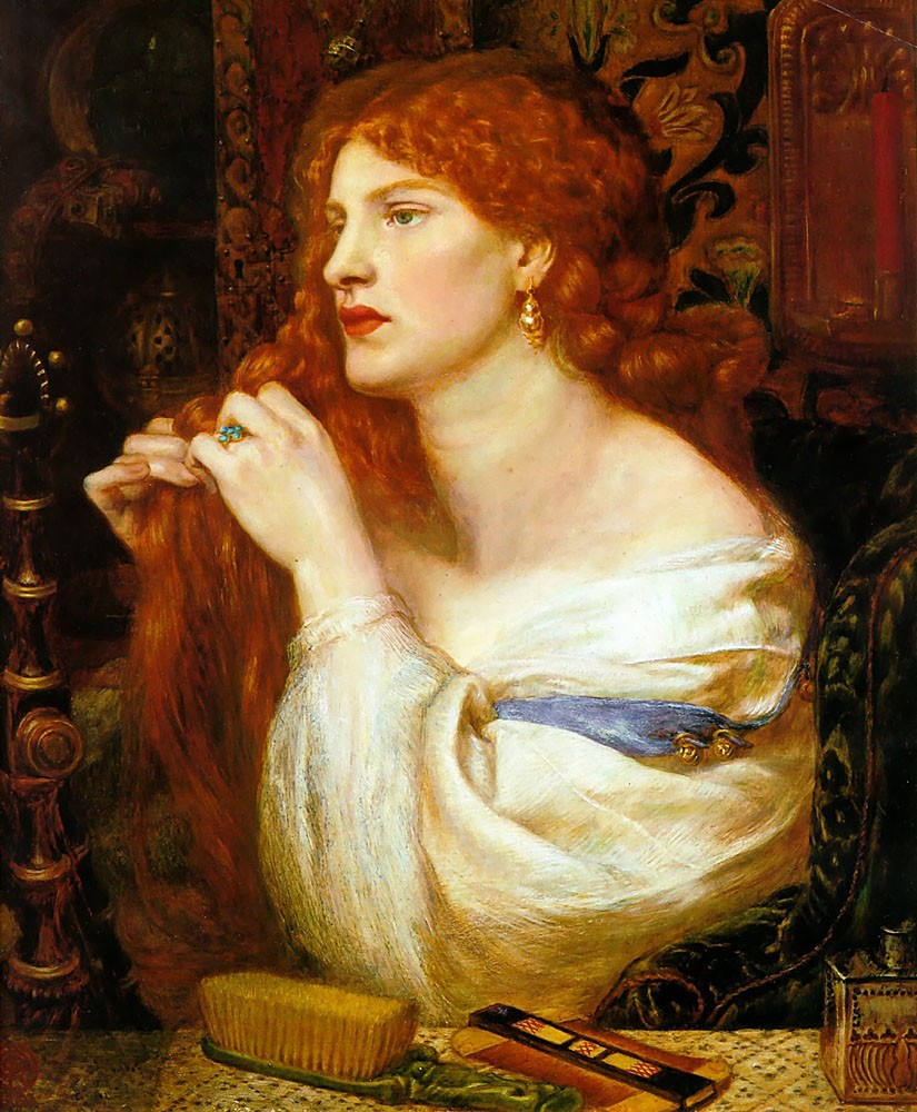 Fazios Mistress by Dante Gabriel Rossetti