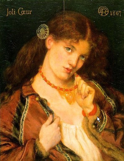 Joli Coeur by Dante Gabriel Rossetti