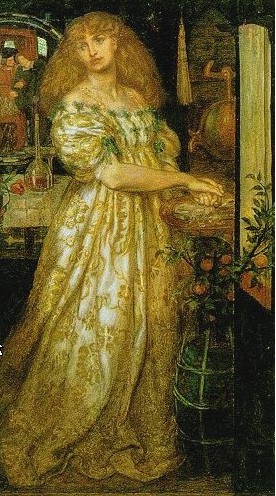 Lucrezia Borgia by Dante Gabriel Rossetti