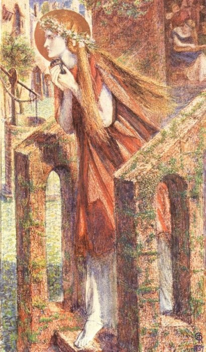 Mary Magdalen 2 by Dante Gabriel Rossetti