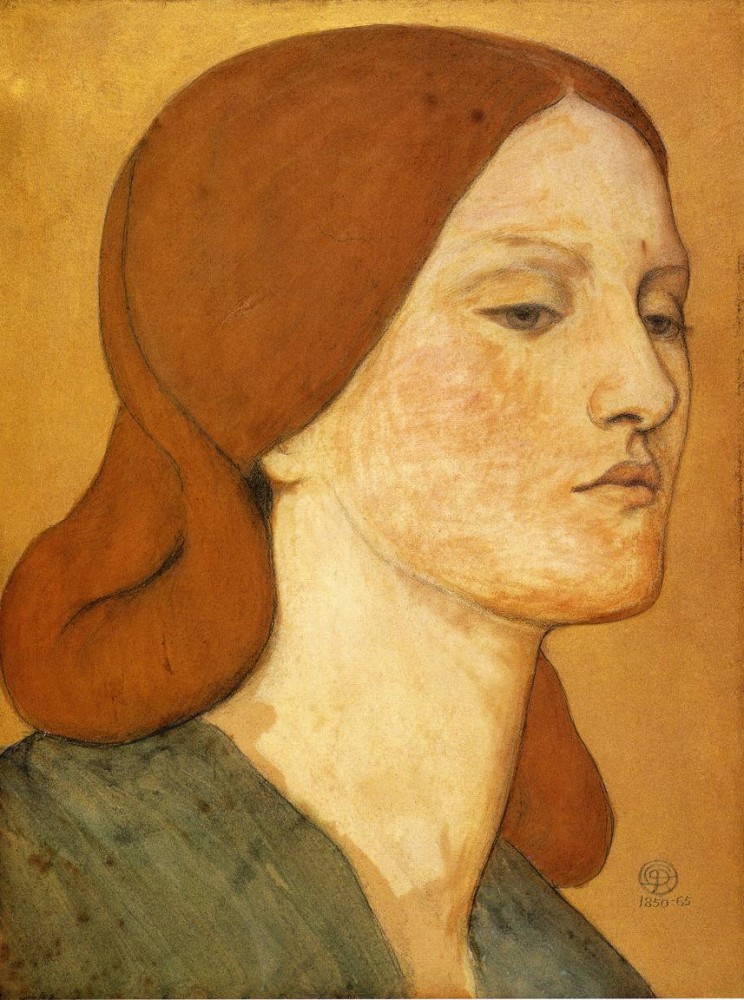 Portrait Of Elizabeth Siddal 3 by Dante Gabriel Rossetti