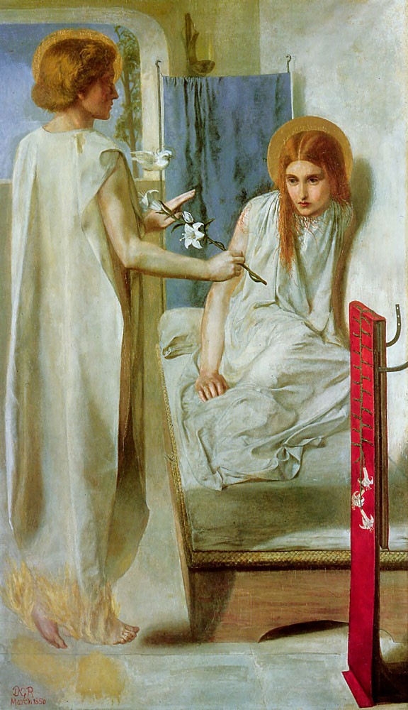 Annunciation by Dante Gabriel Rossetti