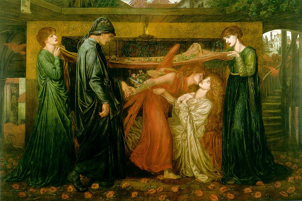 Dantes Dream At The Time Of The Death Of Beatrice by Dante Gabriel Rossetti