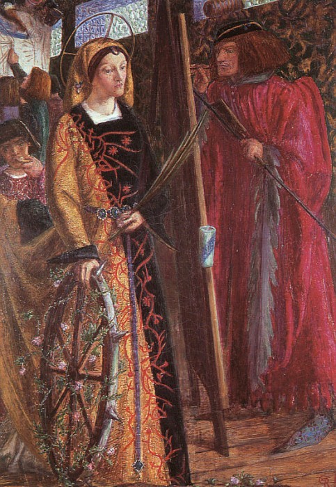 Saint Catherine by Dante Gabriel Rossetti