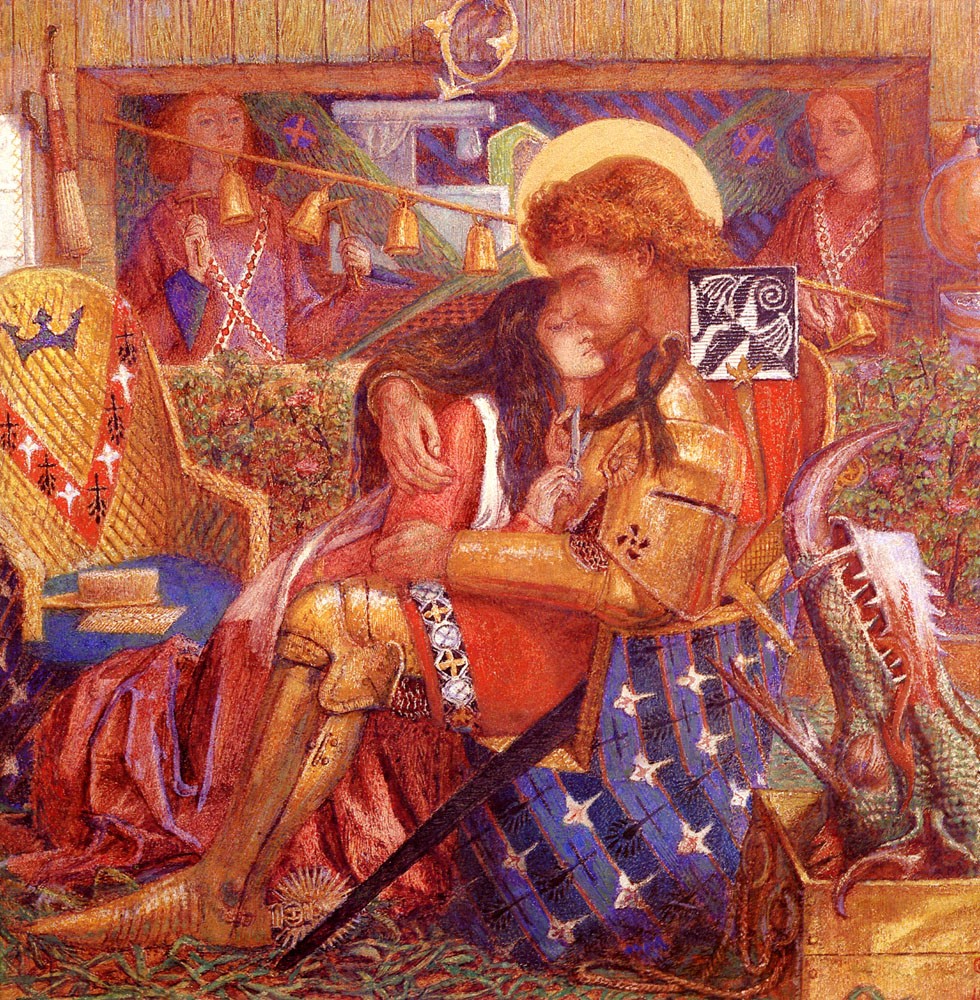 The Wedding Of Saint George And The Princess Sabra by Dante Gabriel Rossetti