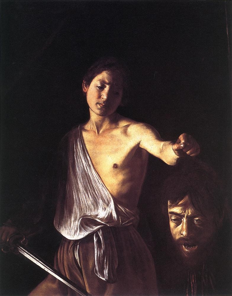 David 3 by Michelangelo Merisi da Caravaggio