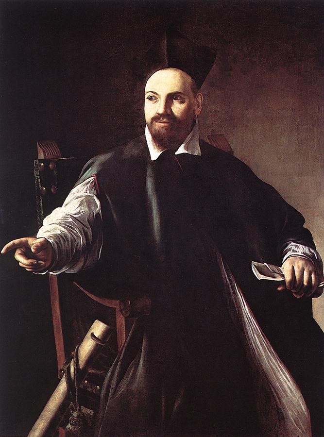 Portrait of Maffeo Barberini by Michelangelo Merisi da Caravaggio