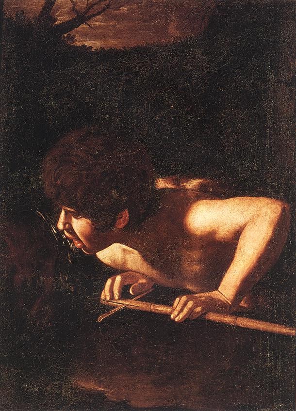 StJohn the Baptist at the Well by Michelangelo Merisi da Caravaggio