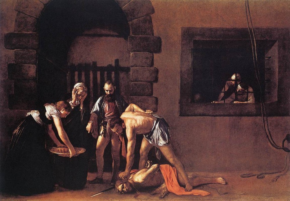 Beheading of Saint John the Baptist by Michelangelo Merisi da Caravaggio
