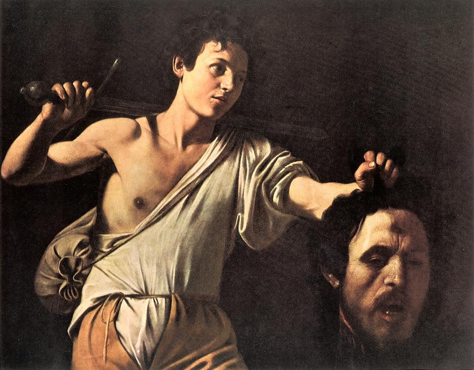 David 2 by Michelangelo Merisi da Caravaggio