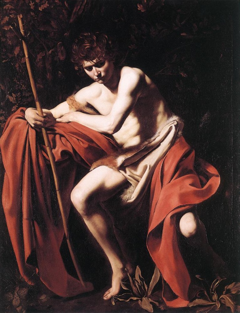 StJohn the Baptist 2 by Michelangelo Merisi da Caravaggio