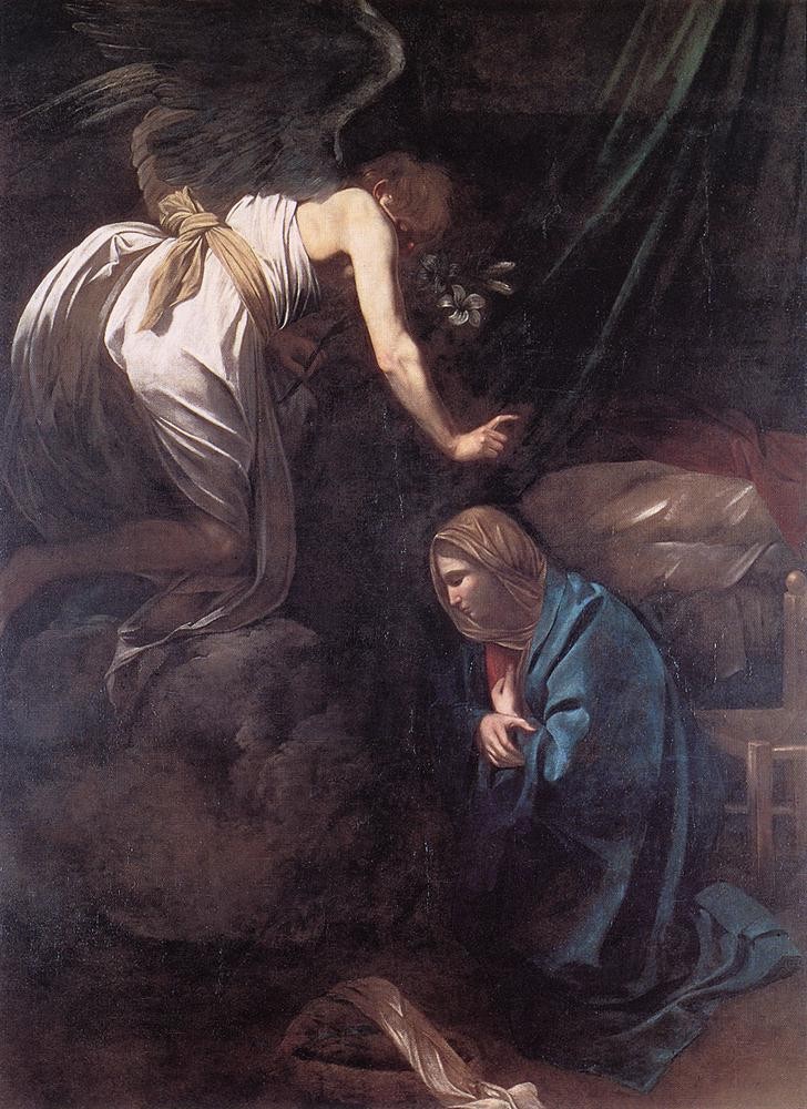 The Annunciation by Michelangelo Merisi da Caravaggio