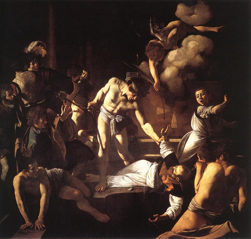 The Martyrdom of St Matthew by Michelangelo Merisi da Caravaggio