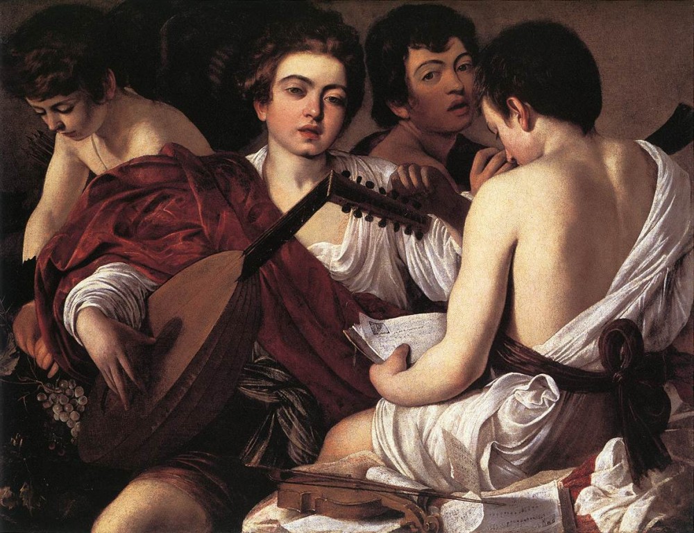 The Musicians by Michelangelo Merisi da Caravaggio