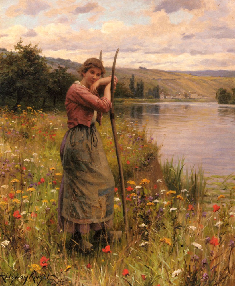 A Moment Of Rest by Daniel Ridgway Knight