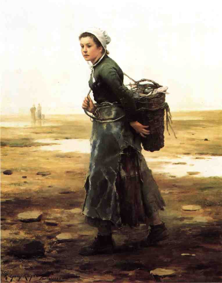 The Oyster Gatherer by Daniel Ridgway Knight