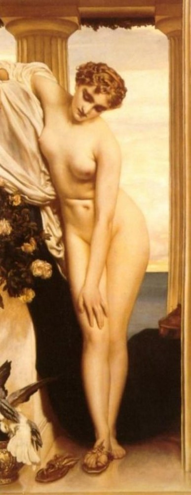 Venus Disrobing for the Bath by Sir Frederic Leighton