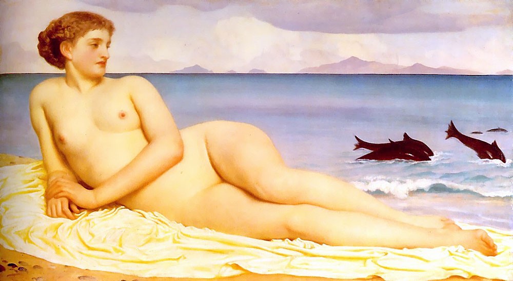 Actaea the Nymph of the Shore by Sir Frederic Leighton