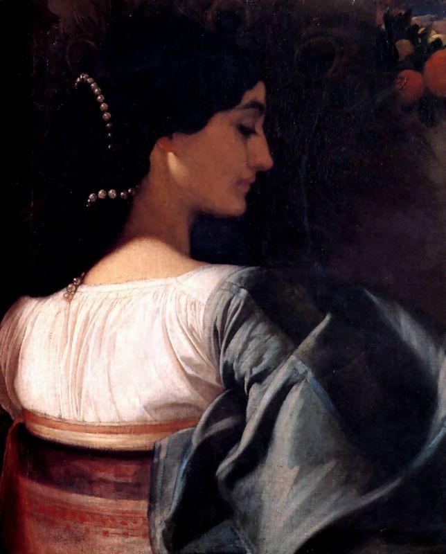 An Italian Lady by Sir Frederic Leighton