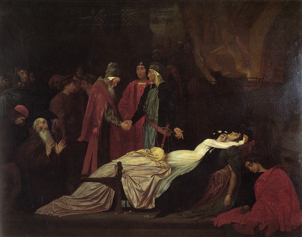 The Reconciliation of the Montagues and the Capulets by Sir Frederic Leighton