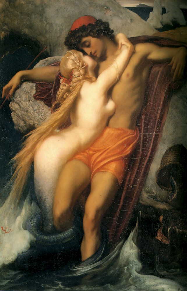 The Fisherman and the Syren by Sir Frederic Leighton