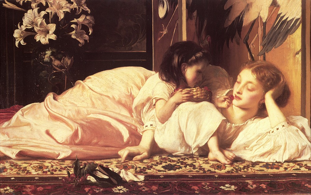 Mother and Child by Sir Frederic Leighton
