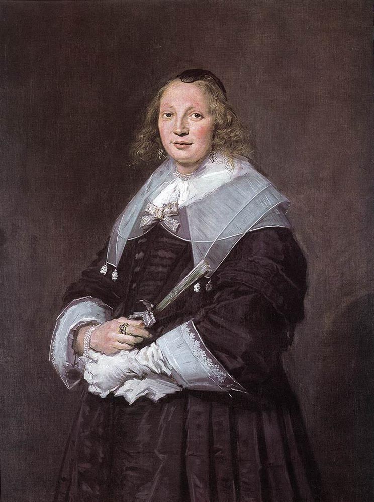 Portrait Of A Standing Woman by Frans Hals