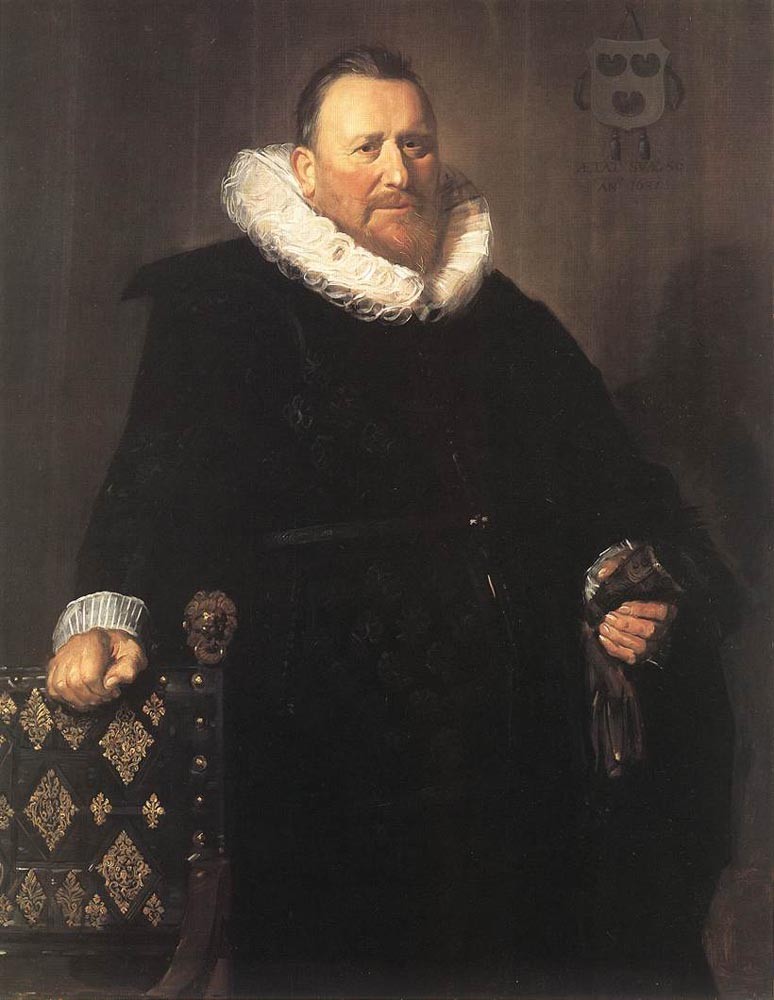 Nicolaes Woutersz Van Der Meer by Frans Hals