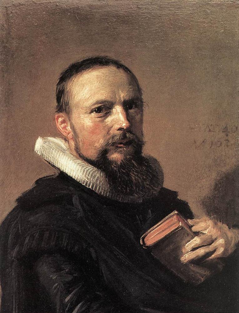 Samuel Ampzing by Frans Hals