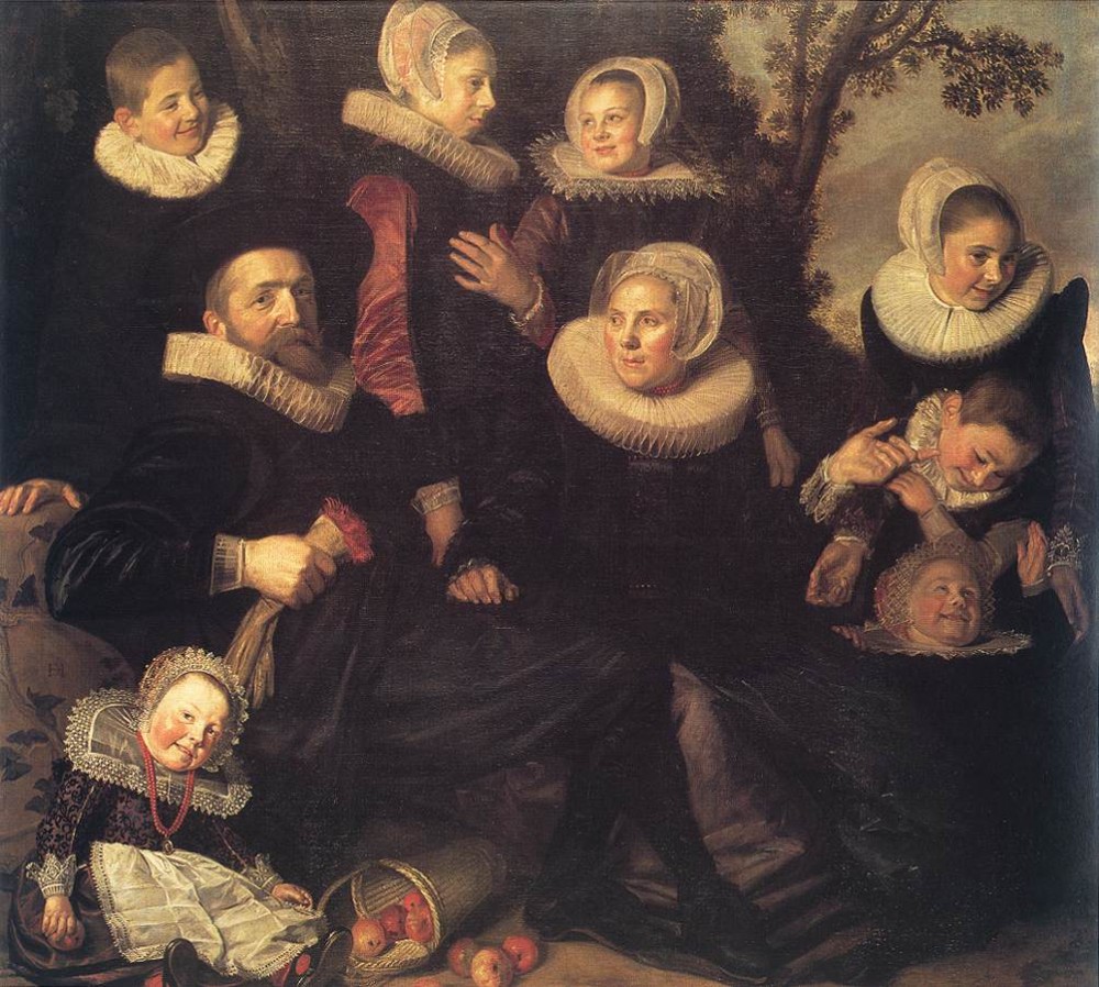 Family Portrait In A Landscape by Frans Hals