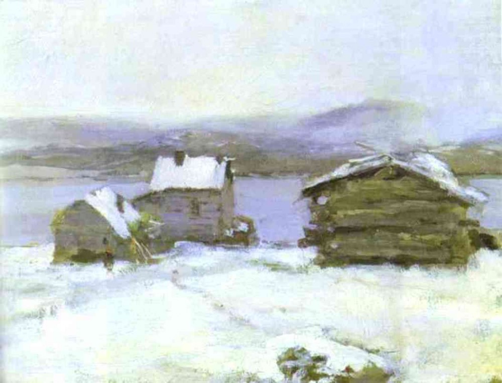 Winter In Lapland by Konstantin Alekseyevich Korovin