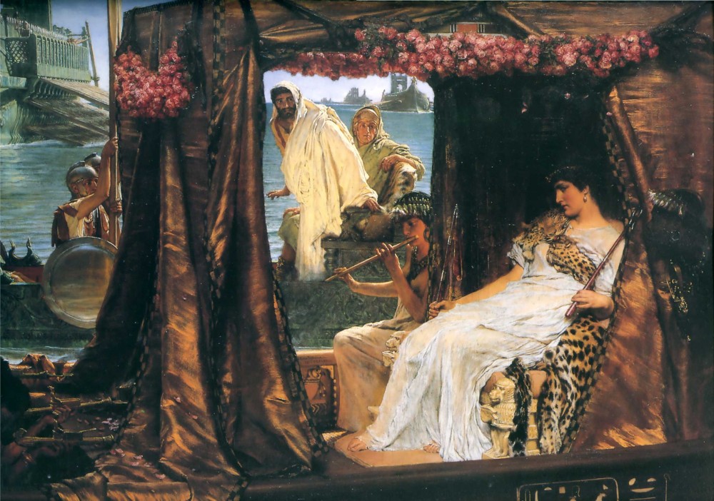 Antony and Cleopatra by Sir Lawrence Alma-Tadema