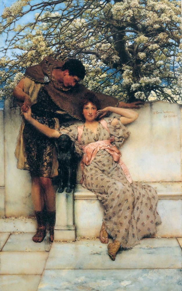 Promise of Spring by Sir Lawrence Alma-Tadema