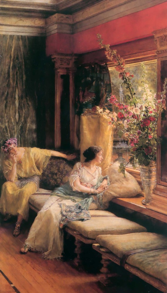 Vain Courtship by Sir Lawrence Alma-Tadema