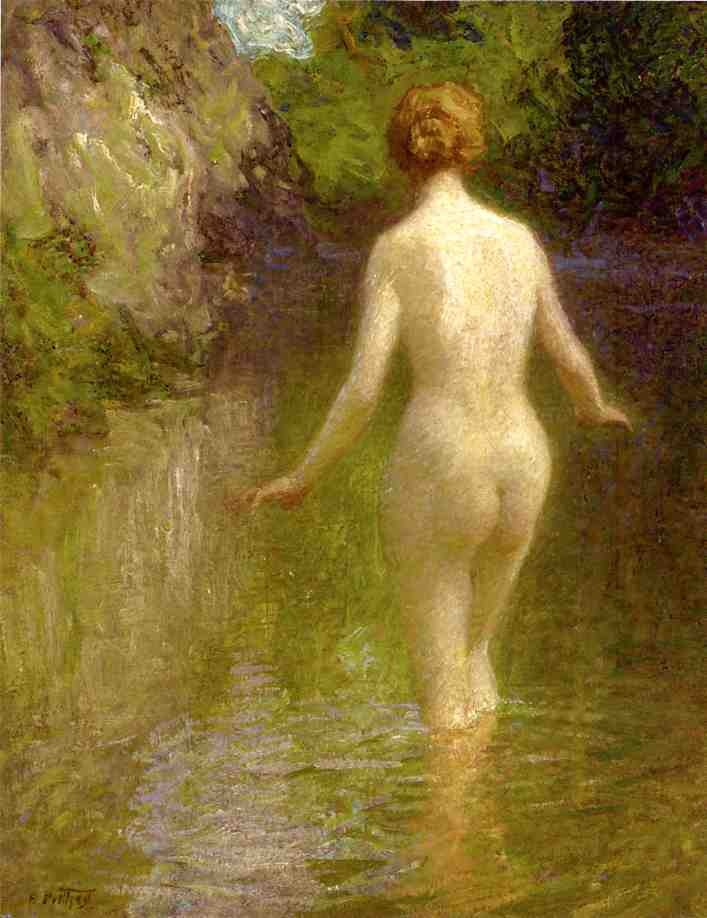 Nude, Edward Henry Potthast oil painting, oil painting reproductions, Nude ...