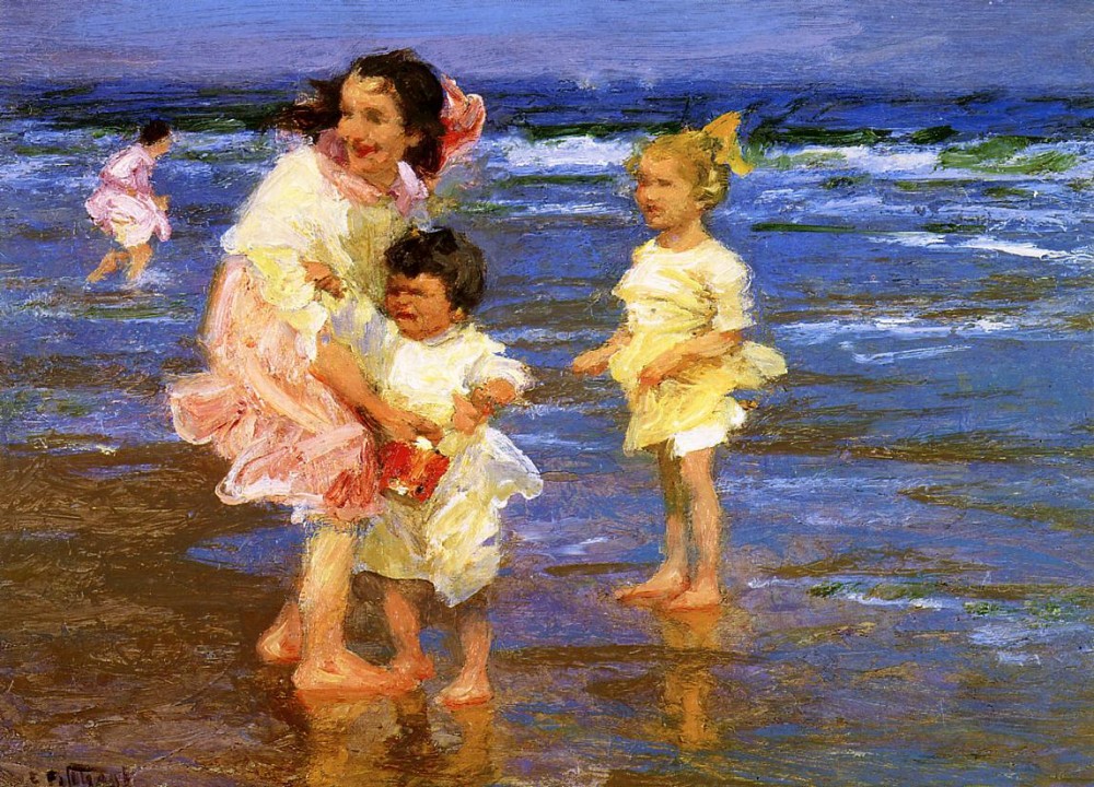 Cold Feet by Edward Henry Potthast