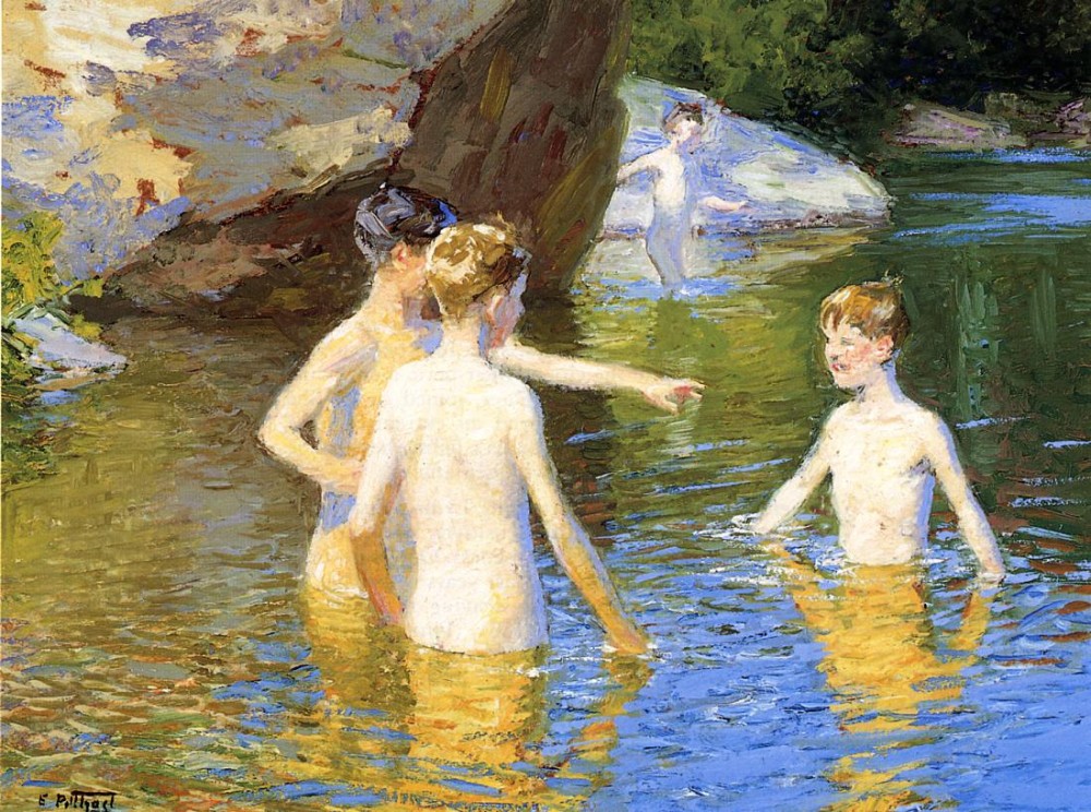 In the Summertime by Edward Henry Potthast