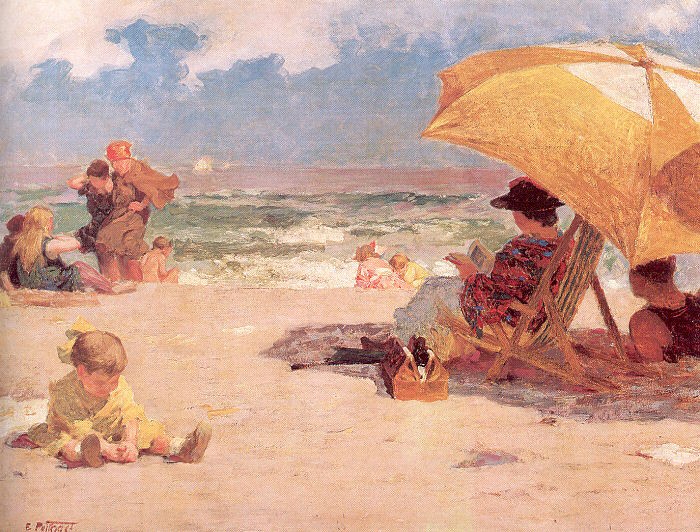 At the seaside by Edward Henry Potthast