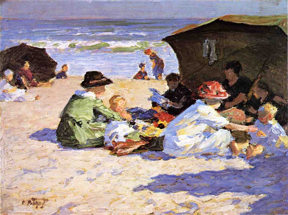A Day at the Seashore by Edward Henry Potthast