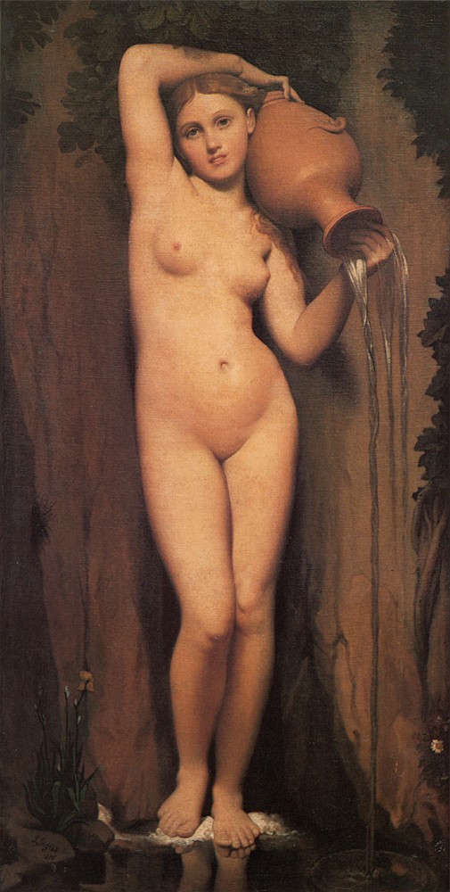 La Source by Jean-Auguste-Dominique Ingres