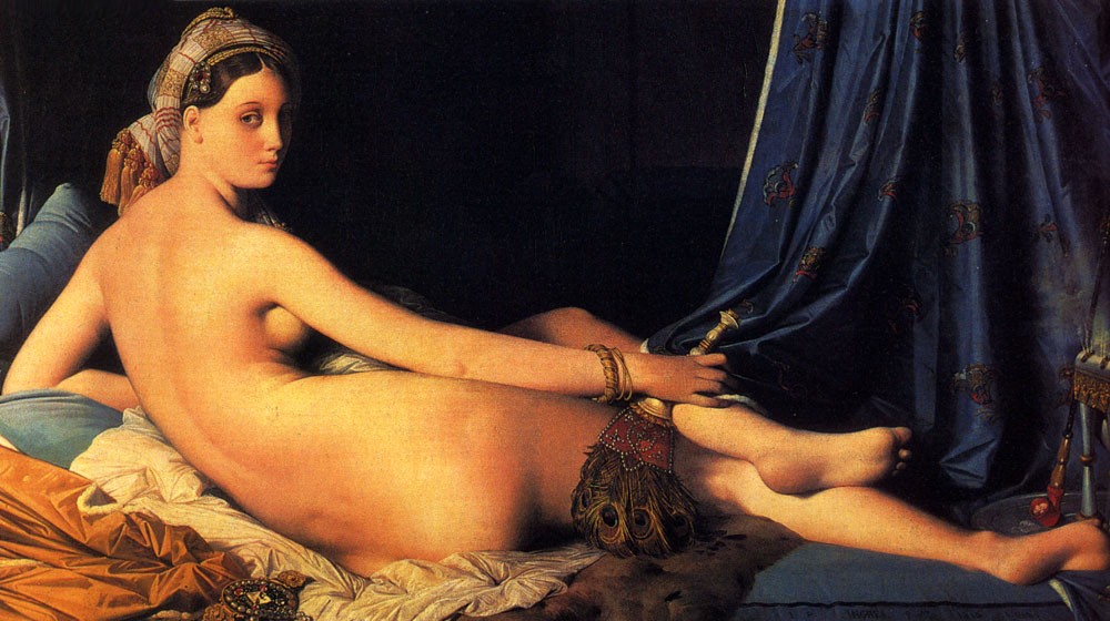 The Grande Odalisque by Jean-Auguste-Dominique Ingres