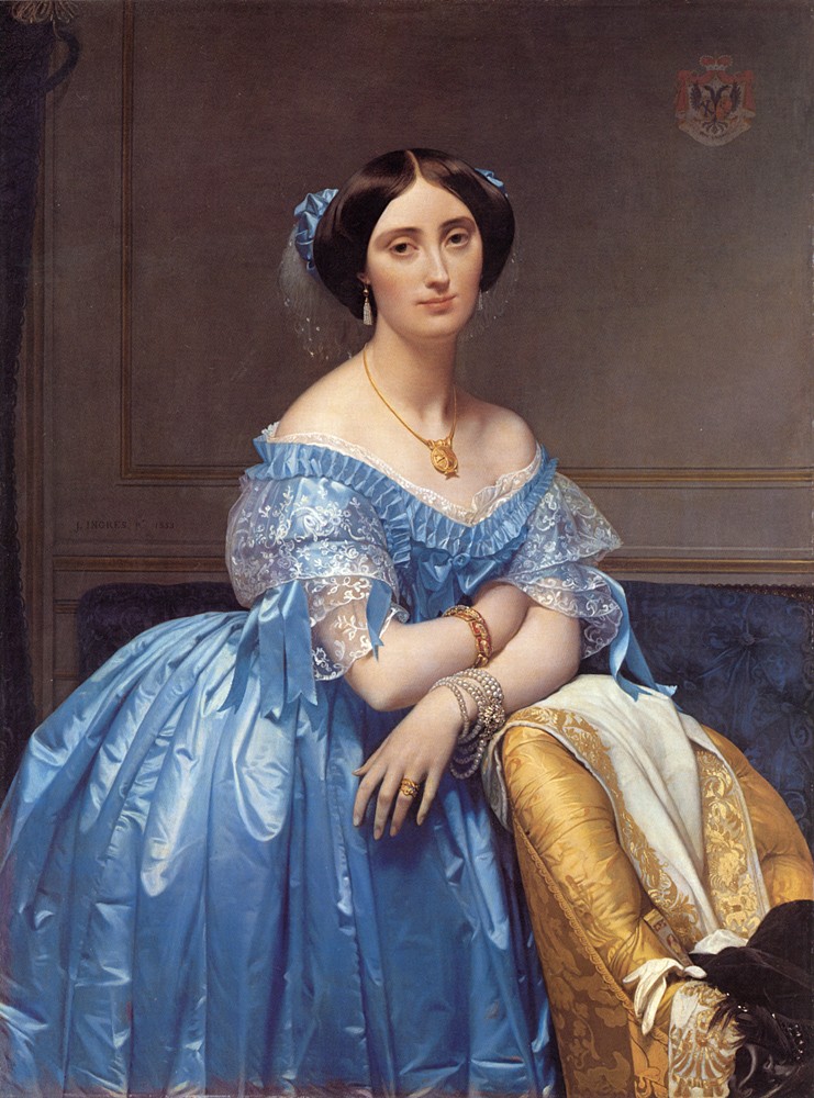 Princess Albert de Broglie by Jean-Auguste-Dominique Ingres