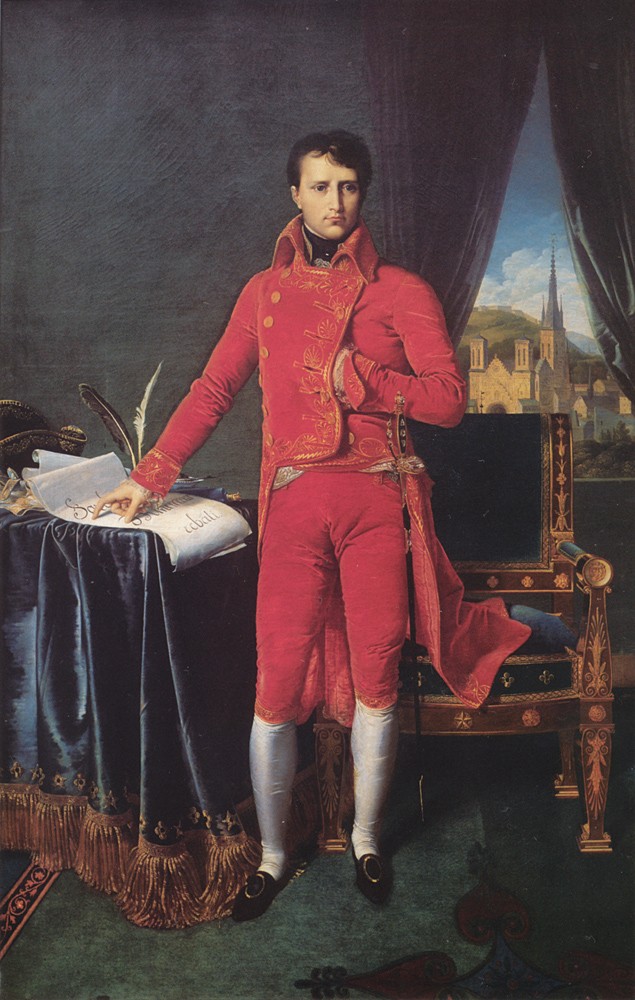 Bonaparte as First Consul by Jean-Auguste-Dominique Ingres