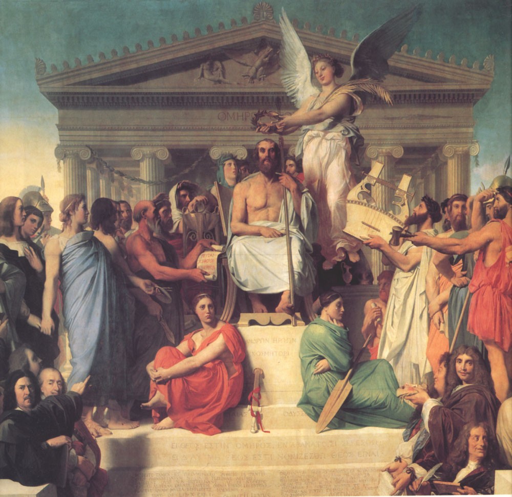 The Apotheosis of Homer by Jean-Auguste-Dominique Ingres
