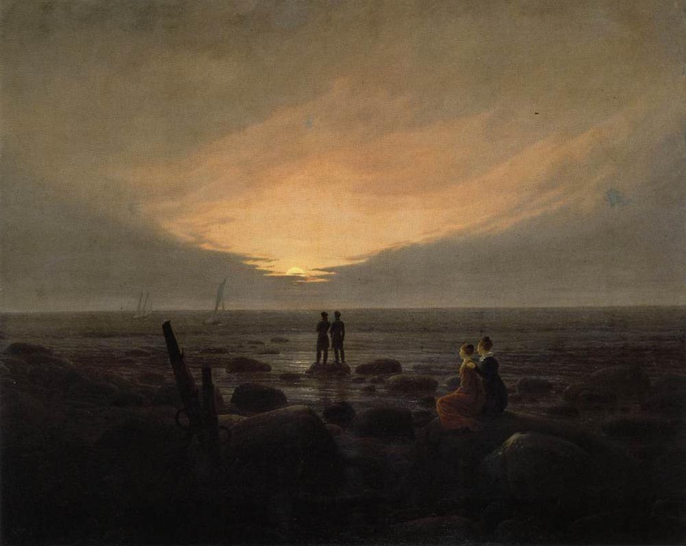Moonrise By The Sea by Caspar David Friedrich