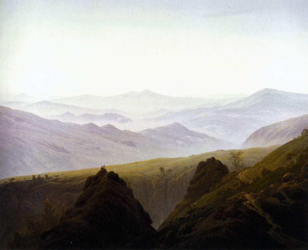 Morning In The Mountains by Caspar David Friedrich