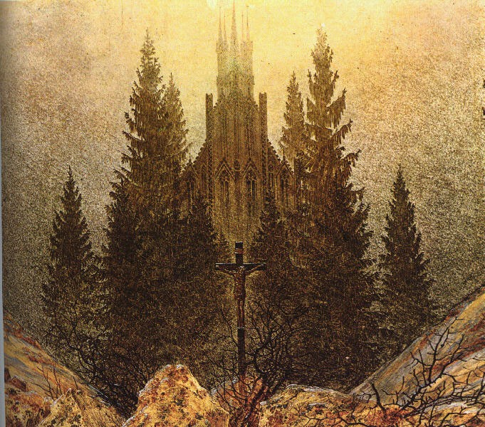 The Cross on the Mountain Kunstmuseum at Dusseldorf by Caspar David Friedrich