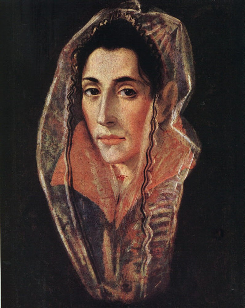 Female Portrait by Doménikos Theotokópoulos (el Greco)